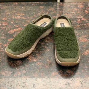 Easy Spirit Seterrave2 Sz 9 Comfort Mule Sneakers Clog Shoes Green 590 0521